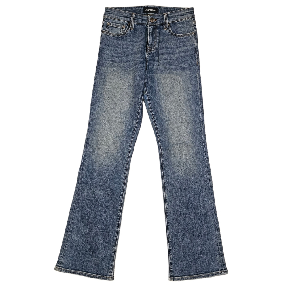 Aeropostale Women's Light Blue Boot Cut Jeans